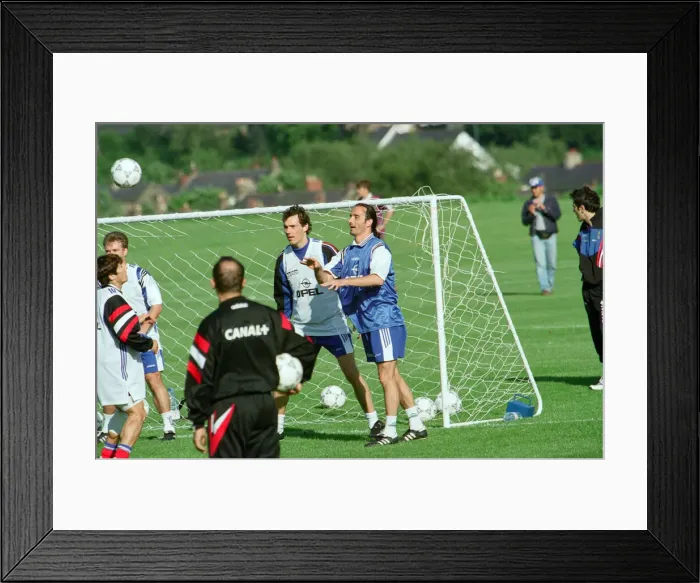 Framed Print : French Squad Training at Haydon Bridge High School in Northumberland, 9th June 1996 Framed Print : French Squad Training at Haydon Bridge High School in Northumberland, 9th June 1996