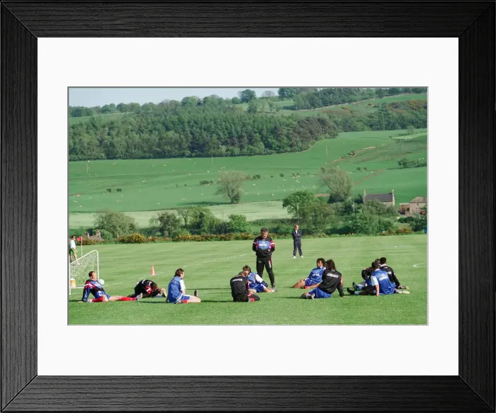 Framed Print : French Squad Training at Haydon Bridge High School in Northumberland, 9th June 1996 Framed Print : French Squad Training at Haydon Bridge High School in Northumberland, 9th June 1996