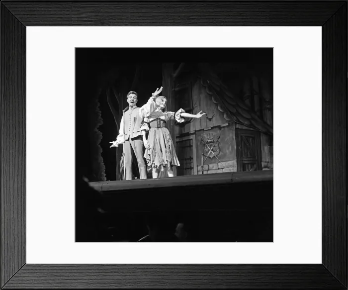 Framed Print : Cinderella rehearsals at the Manchester Palace Theatre. Des O Framed Print : Cinderella rehearsals at the Manchester Palace Theatre. Des O