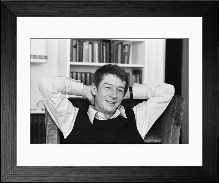 Framed Print : John Hurt, pictured in Germany in 1982. John is in Germany to film Night Crossing Framed Print : John Hurt, pictured in Germany in 1982. John is in Germany to film Night Crossing