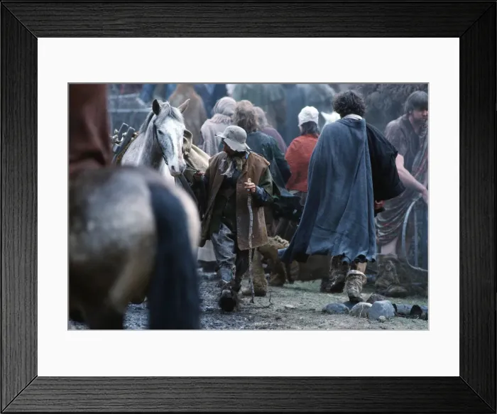 Framed Print : The filming of Highlander film. Circa May 1985 Framed Print : The filming of Highlander film. Circa May 1985