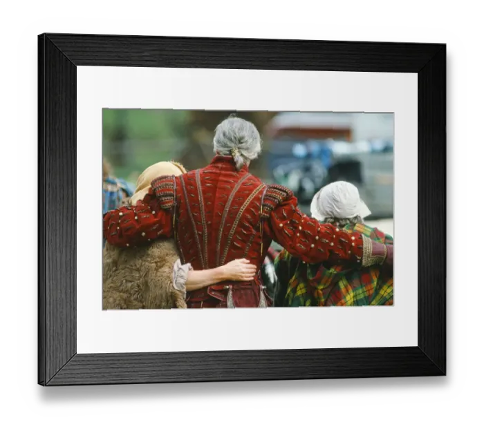 Framed Print : Sean Connery during the filming of Highlander film. Circa May 1985