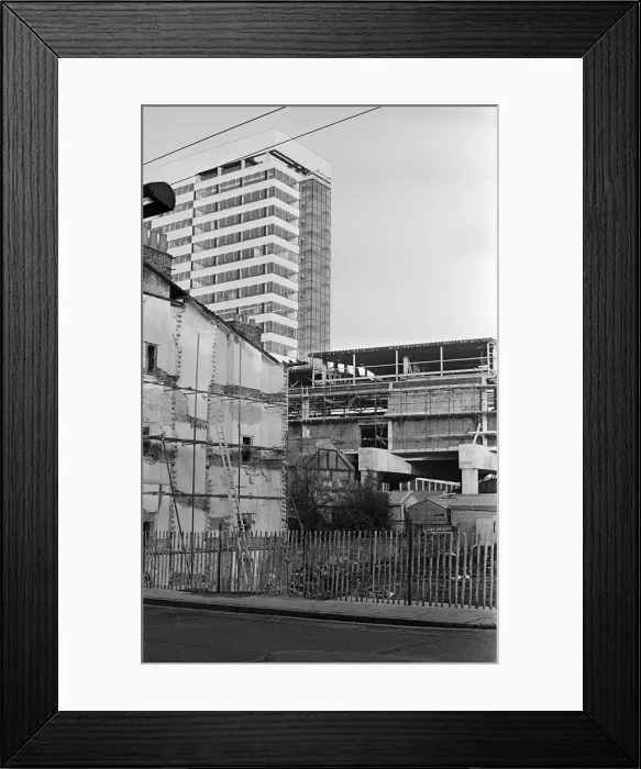 Framed Print : The changing face of Reading, Greyfriars Road, Berkshire. 26th January 1967 Framed Print : The changing face of Reading, Greyfriars Road, Berkshire. 26th January 1967