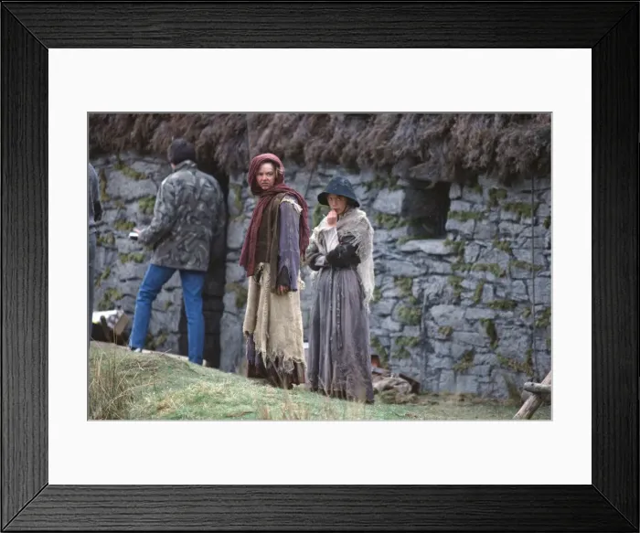 Framed Print : The filming of Highlander film. Circa May 1985 Framed Print : The filming of Highlander film. Circa May 1985