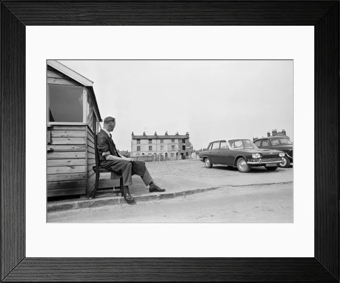 Framed Print : Views of the site of the Civic Centre, Reading, Berkshire. 20th May 1966 Framed Print : Views of the site of the Civic Centre, Reading, Berkshire. 20th May 1966