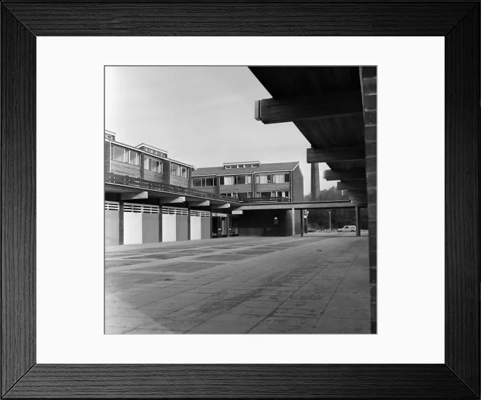 Framed Print : New shopping centre, near Prospect Park, Reading, Berkshire. 14th February 1967 Framed Print : New shopping centre, near Prospect Park, Reading, Berkshire. 14th February 1967