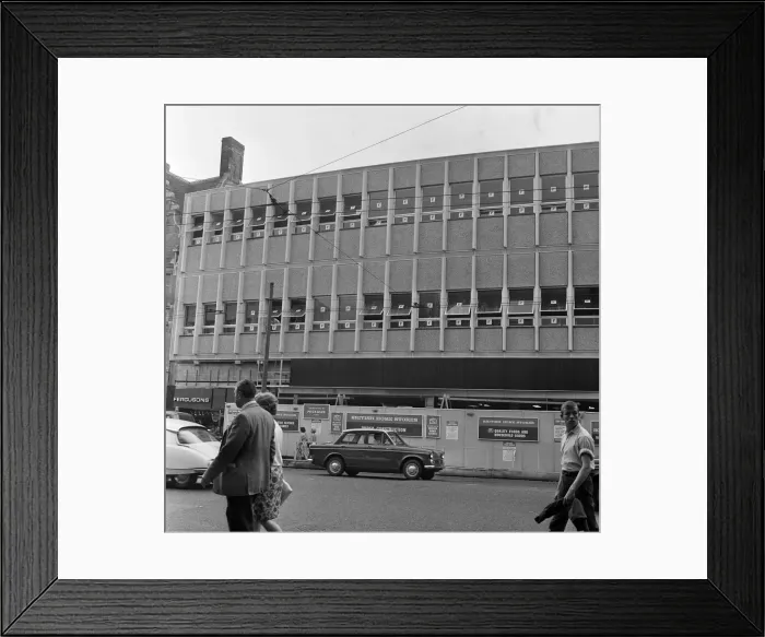 Framed Print : New BHS premises on Broad Street, Reading. 24th June 1967 Framed Print : New BHS premises on Broad Street, Reading. 24th June 1967