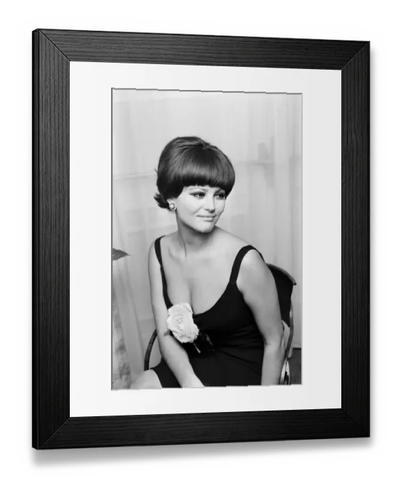 Framed Print : Claudia Cardinale, Italian film actress aged 24 years old