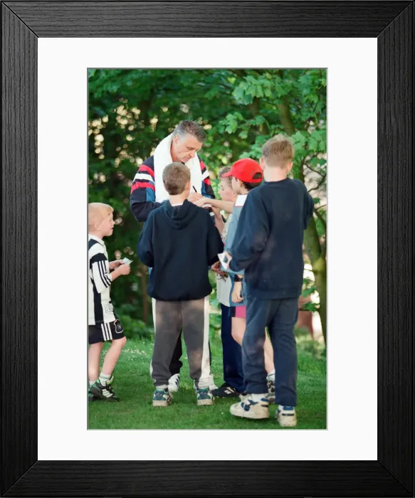 Framed Print : French Squad Training at Haydon Bridge High School in Northumberland, 9th June 1996