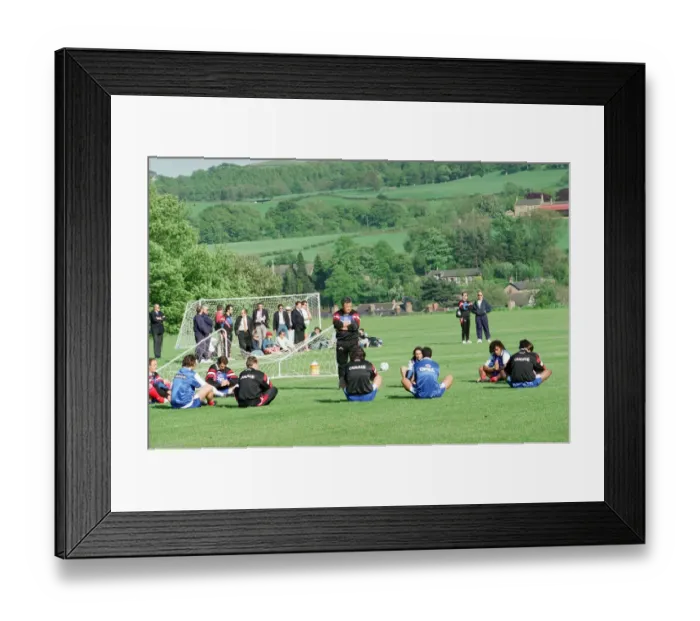 Framed Print : French Squad Training at Haydon Bridge High School in Northumberland, 9th June 1996 Framed Print : French Squad Training at Haydon Bridge High School in Northumberland, 9th June 1996