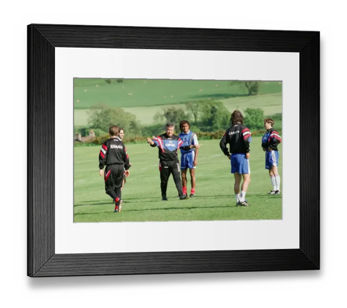 Framed Print : French Squad Training at Haydon Bridge High School in Northumberland, 9th June 1996 Framed Print : French Squad Training at Haydon Bridge High School in Northumberland, 9th June 1996