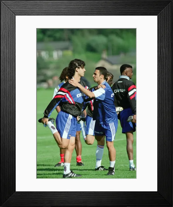 Framed Print : French Squad Training at Haydon Bridge High School in Northumberland, 9th June 1996 Framed Print : French Squad Training at Haydon Bridge High School in Northumberland, 9th June 1996