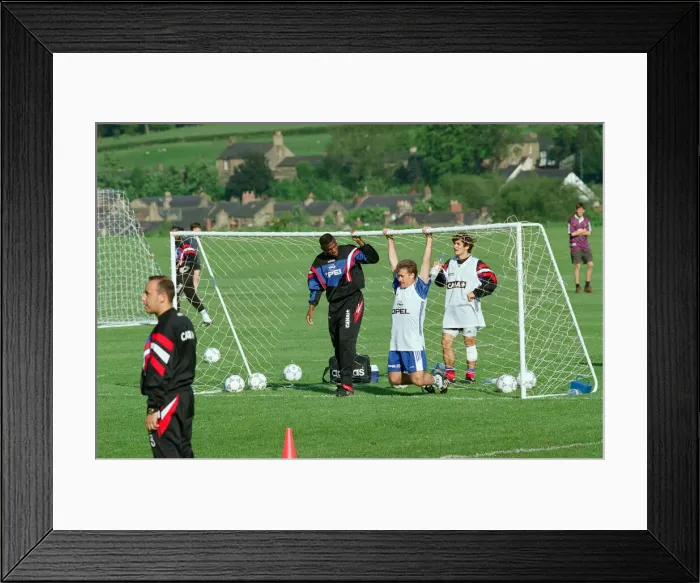 Framed Print : French Squad Training at Haydon Bridge High School in Northumberland, 9th June 1996 Framed Print : French Squad Training at Haydon Bridge High School in Northumberland, 9th June 1996