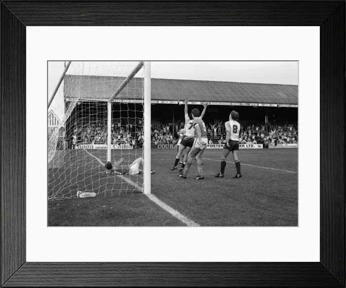 Framed Print : Football match, Reading v Blackpool, final score 1-0 to Reading. League Division Three Framed Print : Football match, Reading v Blackpool, final score 1-0 to Reading. League Division Three