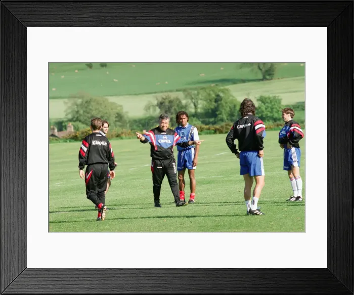 Framed Print : French Squad Training at Haydon Bridge High School in Northumberland, 9th June 1996 Framed Print : French Squad Training at Haydon Bridge High School in Northumberland, 9th June 1996
