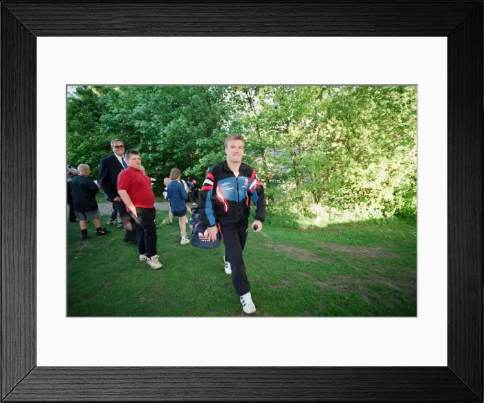 Framed Print : French Squad Training at Haydon Bridge High School in Northumberland, 9th June 1996 Framed Print : French Squad Training at Haydon Bridge High School in Northumberland, 9th June 1996