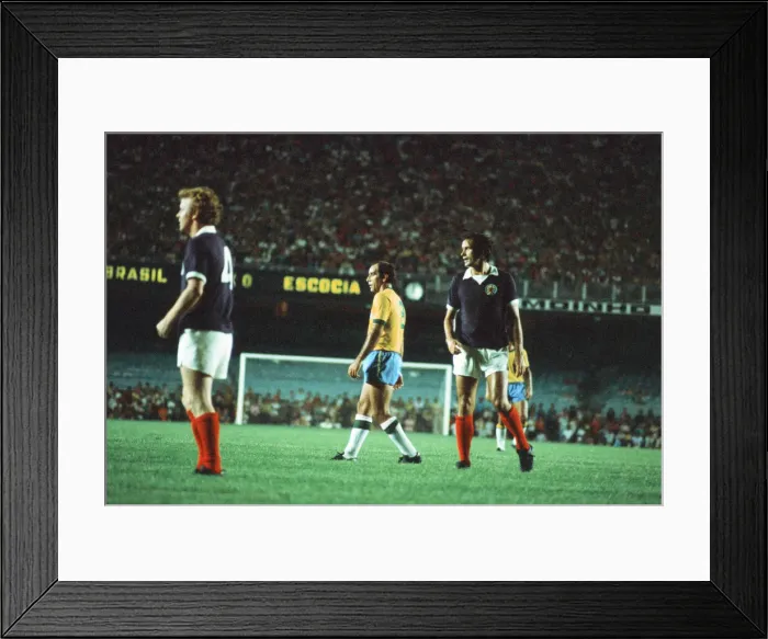 Framed Print : Brazil 1-0 Scotland, 1972 Brazil Independence Cup, final stage