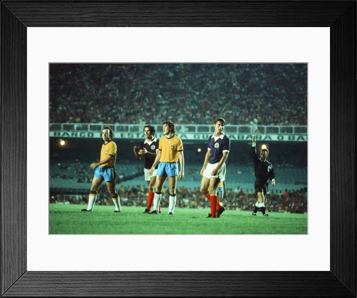 Framed Print : Brazil 1-0 Scotland, 1972 Brazil Independence Cup, final stage