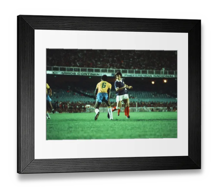 Framed Print : Brazil 1-0 Scotland, 1972 Brazil Independence Cup, final stage