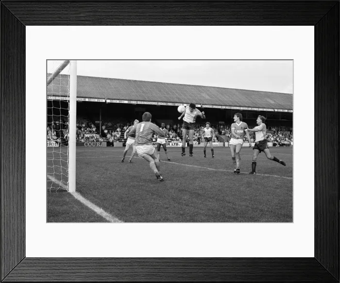 Framed Print : Football match, Reading v Blackpool, final score 1-0 to Reading. League Division Three Framed Print : Football match, Reading v Blackpool, final score 1-0 to Reading. League Division Three
