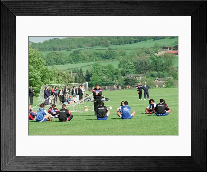 Framed Print : French Squad Training at Haydon Bridge High School in Northumberland, 9th June 1996 Framed Print : French Squad Training at Haydon Bridge High School in Northumberland, 9th June 1996