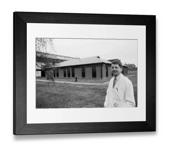 Framed Print : The new £470, 000 Regional Immunology laboratory at the East Birmingham Hospital