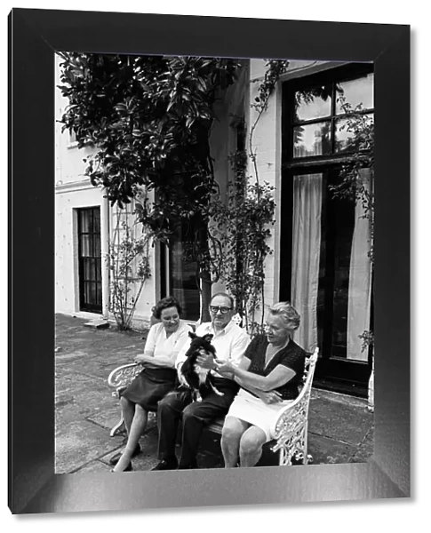 Some of the family of Rod Stewart at his home in Windsor, Berkshire