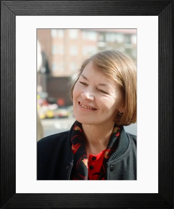 Framed Print : Actress and Labour candidate Glenda Jackson. 31st March 1990