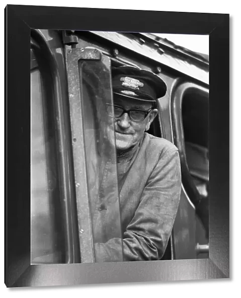 Inspector and driver of the Flying Scotsman. 15th June 1974