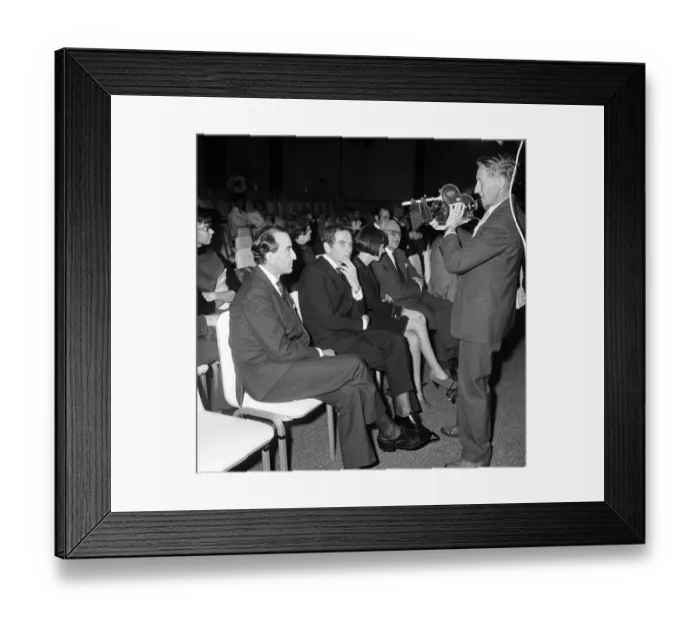 Framed Print : The rehearsal for the first Sunday Times International Fashion Awards show in the Grand