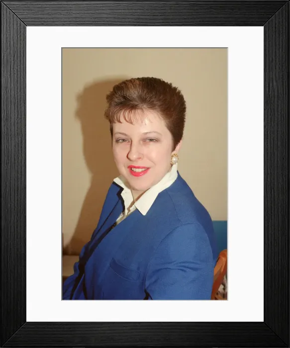Framed Print : Theresa May, Conservative Candidate from Lanchester, North West Durham Framed Print : Theresa May, Conservative Candidate from Lanchester, North West Durham