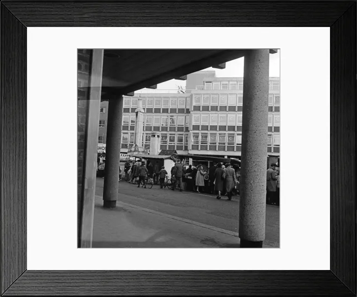 Framed Print : Reading Butter Market, Berkshire. 21st March 1967 Framed Print : Reading Butter Market, Berkshire. 21st March 1967