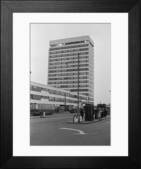 Framed Print : Views of Reading, Berkshire. 6th January 1969 Framed Print : Views of Reading, Berkshire. 6th January 1969
