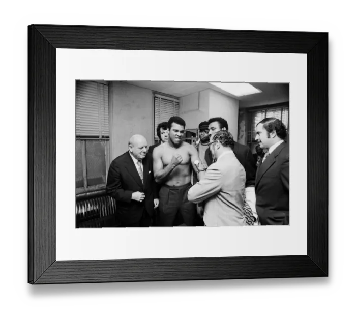 Framed Print : Super Fight II was a non-title boxing match between Muhammad Ali and Joe Frazier
