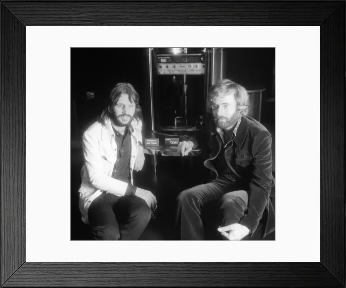Framed Print : Ringo Starr Beatles Robin Cruickshank September 1971 Former Beatle Ringo Starr