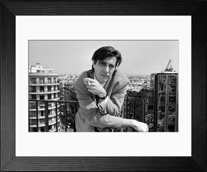 Framed Print : Pop star Bryan Ferry pictured in Paris where he is putting the finishing touches to his