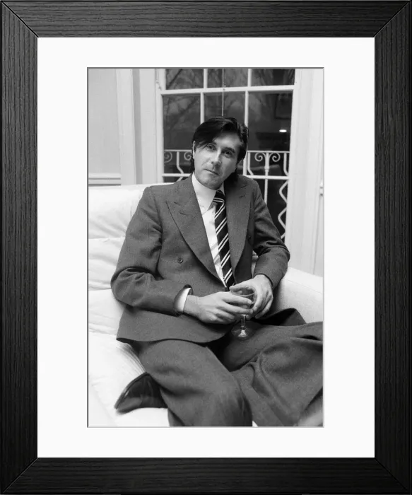 Framed Print : Bryan Ferry of Roxy Music. 12th December 1975 Framed Print : Bryan Ferry of Roxy Music. 12th December 1975