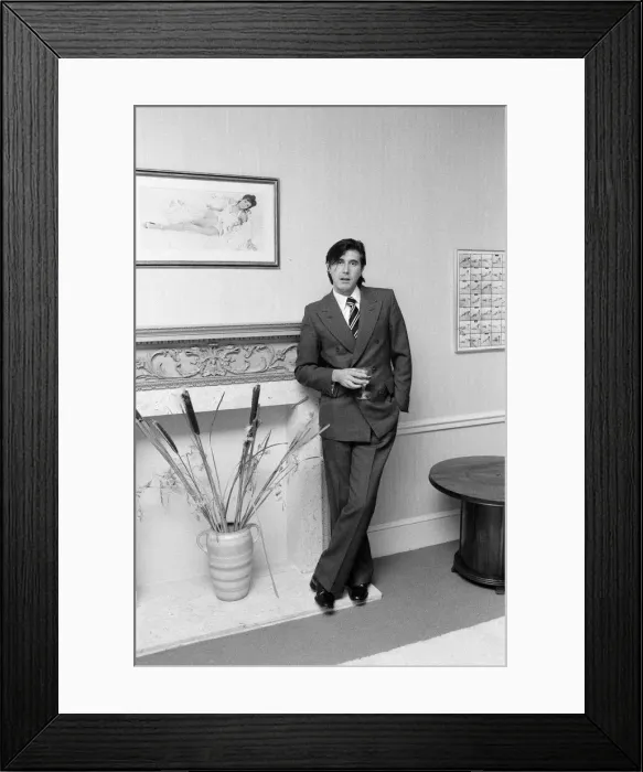 Framed Print : Bryan Ferry of Roxy Music. 12th December 1975 Framed Print : Bryan Ferry of Roxy Music. 12th December 1975