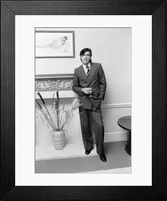 Framed Print : Bryan Ferry of Roxy Music. 12th December 1975 Framed Print : Bryan Ferry of Roxy Music. 12th December 1975