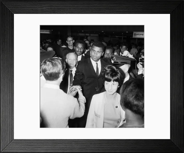 Framed Print : Muhammad Ali (born Cassius Marcellus Clay) was an American Olympic Framed Print : Muhammad Ali (born Cassius Marcellus Clay) was an American Olympic