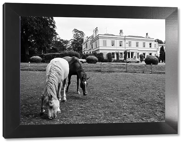 Rod Stewarts house in Windsor, Berkshire. 25th July 1975