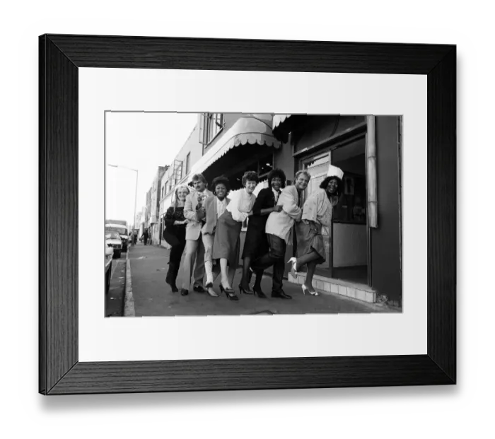 Framed Print : Rustie Lee at the opening of her new restaurant in Hurst Street, Birmingham Framed Print : Rustie Lee at the opening of her new restaurant in Hurst Street, Birmingham