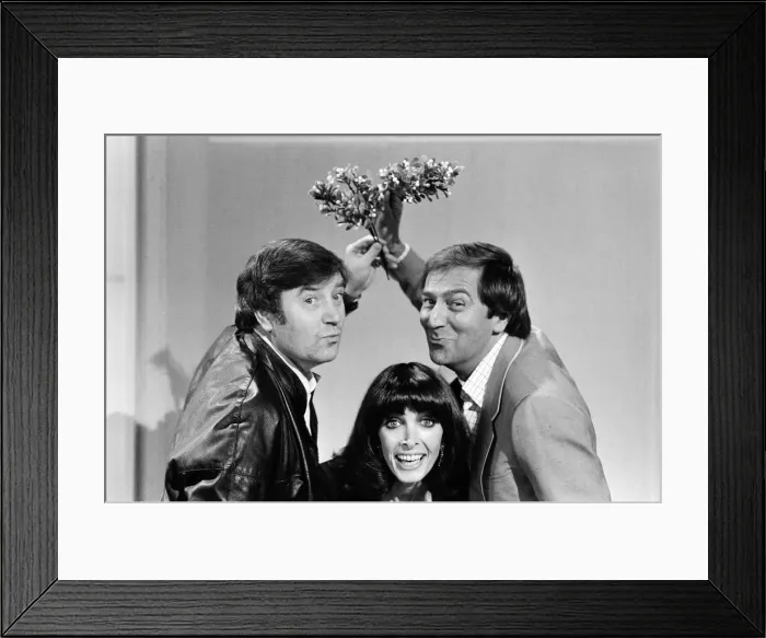 Framed Print : Des O Connor plays genial host to his guests Jimmy Tarbuck and Mart Caine Framed Print : Des O Connor plays genial host to his guests Jimmy Tarbuck and Mart Caine