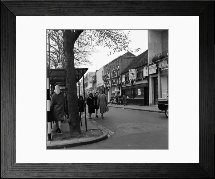 Framed Print : Butchers shop is sold for £100, 000 in St Peters Street, St Albans Framed Print : Butchers shop is sold for £100, 000 in St Peters Street, St Albans