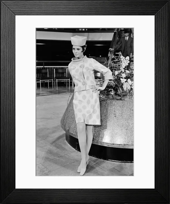 Framed Print : A model at rehearsals for a charity gala Pierre Cardin is giving at the Commonwealth Framed Print : A model at rehearsals for a charity gala Pierre Cardin is giving at the Commonwealth