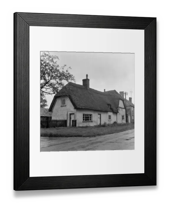 Framed Print : Village scenes in Leighton Bromswold, Cambridgeshire. 1965 Framed Print : Village scenes in Leighton Bromswold, Cambridgeshire. 1965