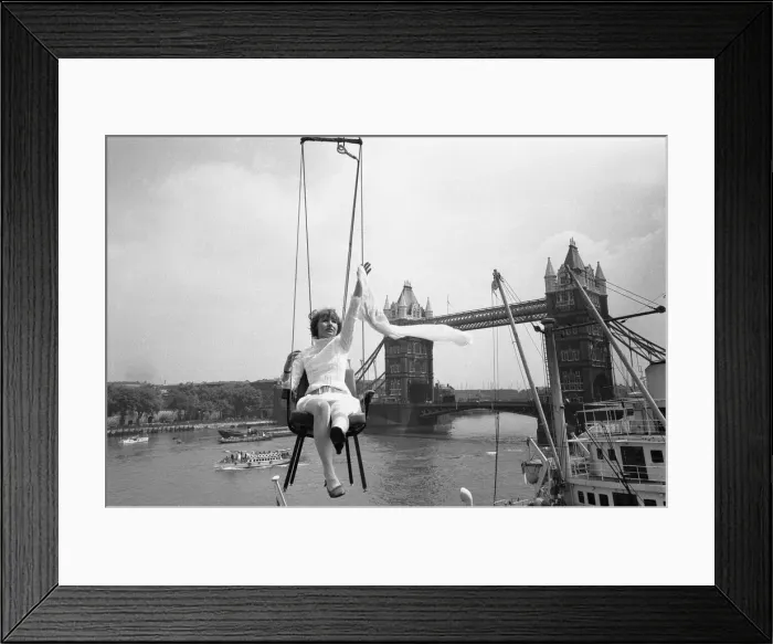 Framed Print : Advertising copywriter Vicki Morgan wanted publicity for an office chair designed by one Framed Print : Advertising copywriter Vicki Morgan wanted publicity for an office chair designed by one