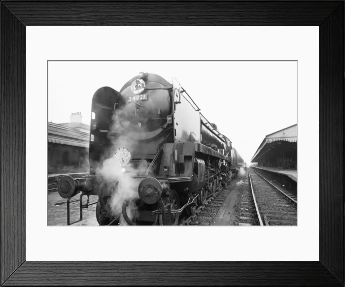 Framed Print : Number 34021 Dartmoor a Bulleid Pacific locomotive of the West Country Class Framed Print : Number 34021 Dartmoor a Bulleid Pacific locomotive of the West Country Class