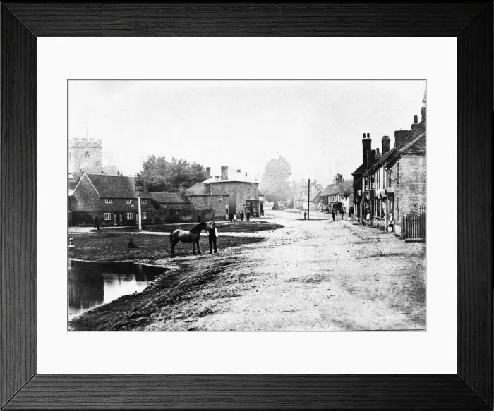 Framed Print : Chalfont St. Giles Village Green Circa 1890 Framed Print : Chalfont St. Giles Village Green Circa 1890