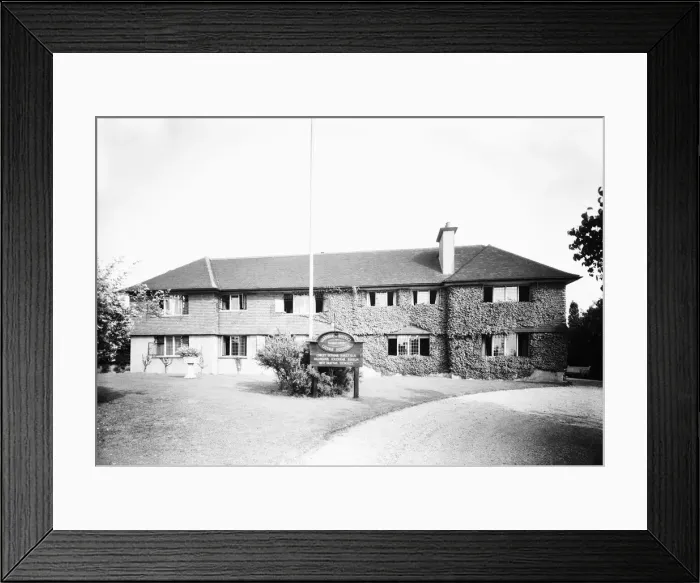 Framed Print : Uxbridge Cottage hospital Circa 1933 Framed Print : Uxbridge Cottage hospital Circa 1933